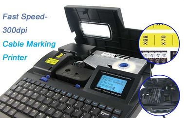 Desktop auto cutter Cable Marking Printer 300dpi for electric installation