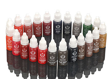 24 Colors Biotouch Permanent Makeup Pigments For Face , Tattoo Ink Pigment
