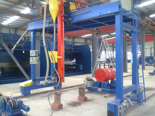 Wysokiej wydajności Light Pole Machine, High Mast Gantry Maszyna spawalniająca dla dużych rur / rur