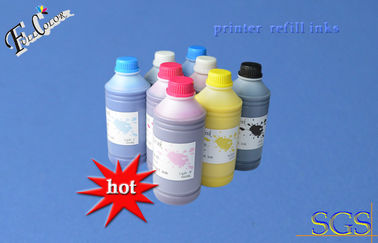 8 Color wide format Printer pigment ink, waterproof inks for hp70 ink cartridge refill pigment inks
